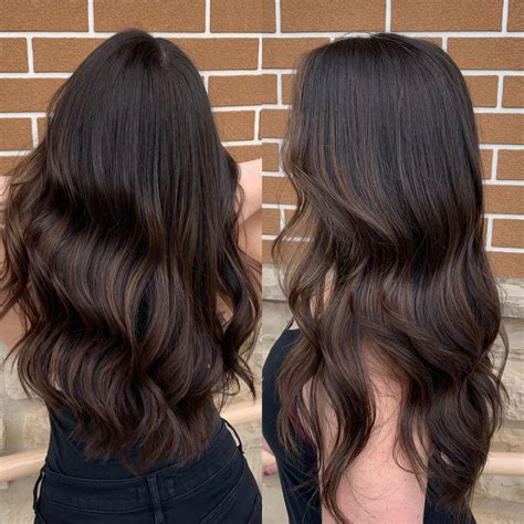 dark brown sunkissed hair|sunkissed brunette balayage.